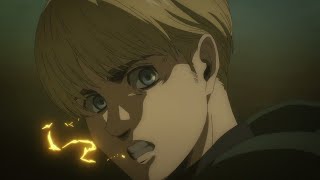 Armin transforms into the Colossal Titan and nukes the entire port  English Sub 1080p [upl. by Lianne]