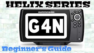 Humminbird Helix 7  8  9  10  12 G4N Beginners Tutorial part 1 [upl. by Bithia]