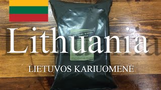 Lithuania Dry Ration Nr 10 Beef Stew amp Vegetables 2015 [upl. by Nyvrem]