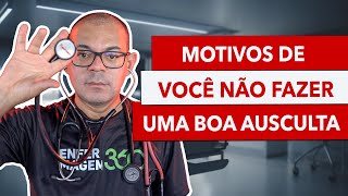 DIFICULDADE na AUSCULTA  o PROBLEMA está no seu ESTETOSCÓPIO [upl. by Entruoc]