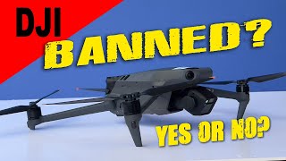 DJI Drone Ban Real or Not [upl. by Aivull578]