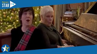 Dame Judi Dench performs surprise ABBA song with Sharleen Spiteri on New Years Eve [upl. by Treb]