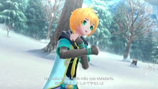 Kagamine Len soundless voice Project Diva F2nd Sub español  romaji [upl. by Onairpic]