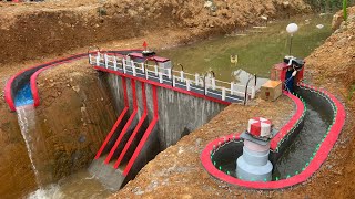 Build hydroelectricity on a small stream with a powerful unit [upl. by Kado]