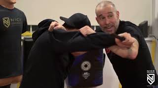 THE REALITY OF DYNAMIC KNIFE DEFENSE knifedefense kravmaga selfdefense nickdrossos [upl. by Arfihs]