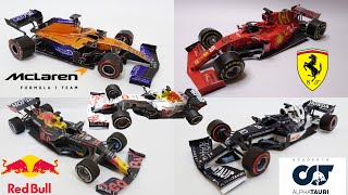 5 Amazing 2021 F1 car made from paper  F1 car Paper craft [upl. by Soisanahta303]