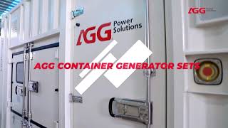 Scania Powered AGG Container Generator Sets for A Project [upl. by Schwitzer664]