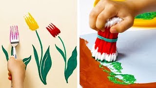 16 TRUCOS DE DIBUJO CREATIVOS PARA NIÑOS [upl. by Gibert]