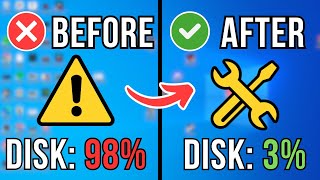 How To Fix High Disk Usage In Windows 1011  Full Tutorial [upl. by Narod]