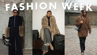 COPENHAGEN FASHION WEEK VLOG 2024  MATCHES luxury haul  Fallwinter shows and trends [upl. by Kerry]