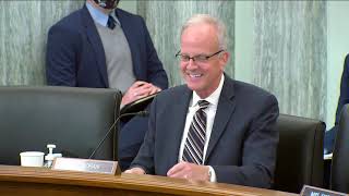 Sen Moran Questions Commerce Secretary Nominee Raimondo [upl. by Annaiv]