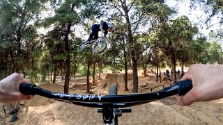 DAY 1 IN ATHENS CRAZY DIRT JUMPS😍 FACEPLANT [upl. by Ebsen699]