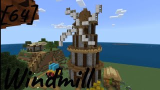 How To Build Stampys Lovelier World 64 Windmill [upl. by Leoline]