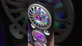 Bluetooth speaker with shinning led light very cool  music bluetoothspeaker portablespeaker [upl. by Skvorak]