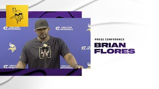 Brian Flores on Challenges Giants Offense Present Depth at CB amp Undrafted Players Making The Team [upl. by Ylloh786]