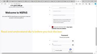 HOW TO CREATE NSFAS PROFILE EASY STEPS [upl. by Storer827]