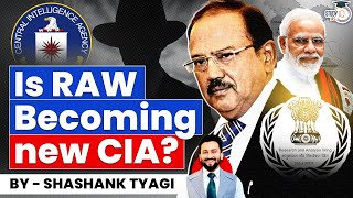 RAW or CIA  Indian Spy Agency Is As Lethal As US CIA  UPSC Mains  StudyIQ [upl. by Aleira]