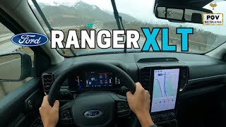 2024 Ford Ranger XLT 4x4 POV Test Drive [upl. by Jabez811]