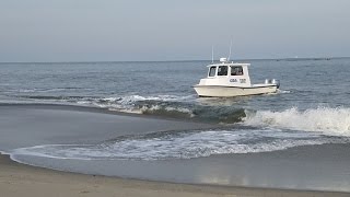 Survey Boat at Dewey Beach [upl. by Aynot]