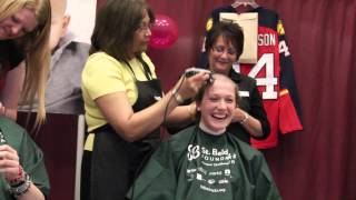 Coco shaves her head at the UOttawa Shave for a Cure [upl. by Ihdin]