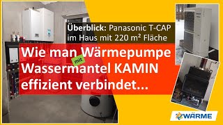 Wie LuftWasserWärmepumpe Panasonic Aquarea TCAP 12 kW im Haus 220 m² läuft Lautstärke [upl. by Averil]