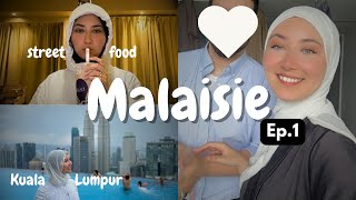 VLOG MALAISIE 1  On découvre Kuala Lumpur en couple muslim dream [upl. by Yrojram869]