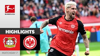 Leverkusen Turns Game Around  Bayer 04 Leverkusen  Eintracht Frankfurt 21  Highlights  MD 7 [upl. by Zamora]