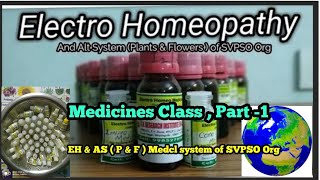 Electro Homeopathy Research Medicines  Dr Evr Naik Medicines Part1  SVPSO Org Hindusthan 🌍🌿🌺 [upl. by Orhtej]