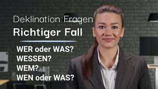 Grundlagen der deutschen Grammatik Die Deklination von Nomen [upl. by Rannug]