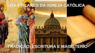 AULA 3  OS TRÊS PILARES DA IGREJA CATÓLICA [upl. by Bevus406]