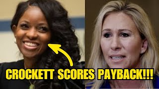 Jasmine Crockett GETS EPIC REVENGE Against MAGA NUTCASE [upl. by Arrekahs]