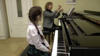 02122014 Video lesson by Mira Marchenko with Alexandra Stychkina [upl. by Ahsirtak724]