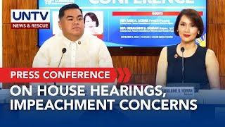 House of Representatives Press Conference on House hearings and Impeachment concerns  Dec 3 2024 [upl. by Trenna568]