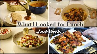 What I Cooked For LUNCH Last Week 5 LUNCH Ideas [upl. by Lek430]