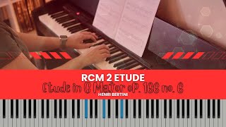 Etude in G Major op 166 no 6  Henri Bertini RCM 2 Etude [upl. by Aisena]