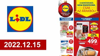 Lidl akciós újság 20221215 [upl. by Lihp18]