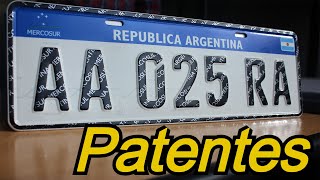 Así se veían las patentes automovilísticas antes [upl. by Frodin483]