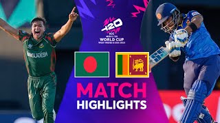 Bangladesh vs Sri Lanka Highlights  Ban vs Sl T20 Highlights  ICC T20 World Cup 2024 [upl. by Leizahaj]