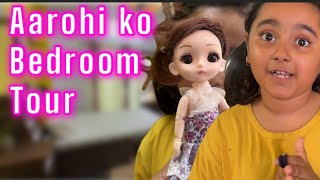 Aarohi’s Bed Room’s Full Vdo  Aarohi Adhikari  Bedroom furniture Decorations [upl. by Goddord]