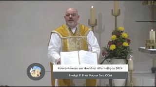 Konventmesse am Hochfest Allerheiligen [upl. by Samantha963]