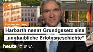 heute journal 230524 75 Jahre Grundgesetz keine Fraktion für die AfD bei der Europawahl english [upl. by Radke]