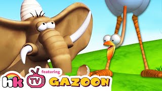 Best of Gazoon S2 Ep 15  Ostrichs Egg  Funny Animals Cartoons  HooplaKidz TV [upl. by Adlanor509]