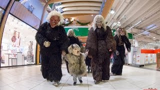 Krampus und Nikolaus Interspar osttirol 2015 [upl. by Yeloc]