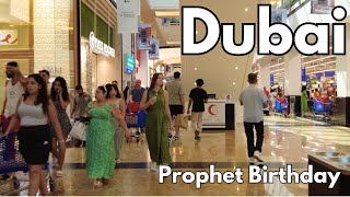 PROPHET MUHAMMAD BIRTHDAY MALL OF THE EMIRATES DUBAI  WALKING TOUR [upl. by Ocirnor]