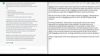 ChatGPT Does Legal Analysis of a Fact Pattern  AI and Law [upl. by Hsetim259]