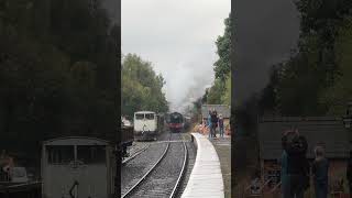 4930 Hagley Hall barrels through Erdington Station train steamengine [upl. by Reviel]