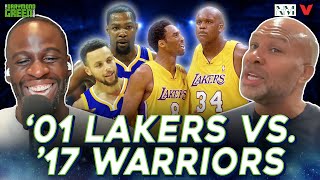 Draymond Green amp Derek Fisher debate 01 Lakers vs 17 Golden State Warriors quotIts a coin flipquot [upl. by Lonier]