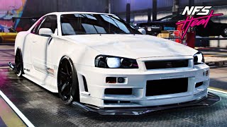 Nissan GTR R34 Customization and gameplay in Need For Speed HEAT [upl. by Lulita]