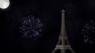 Happy New Year Paris  Eiffelturm [upl. by Pincas]