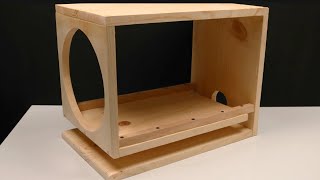 Vented subwoofer enclosure build  Part 2 [upl. by Erich]